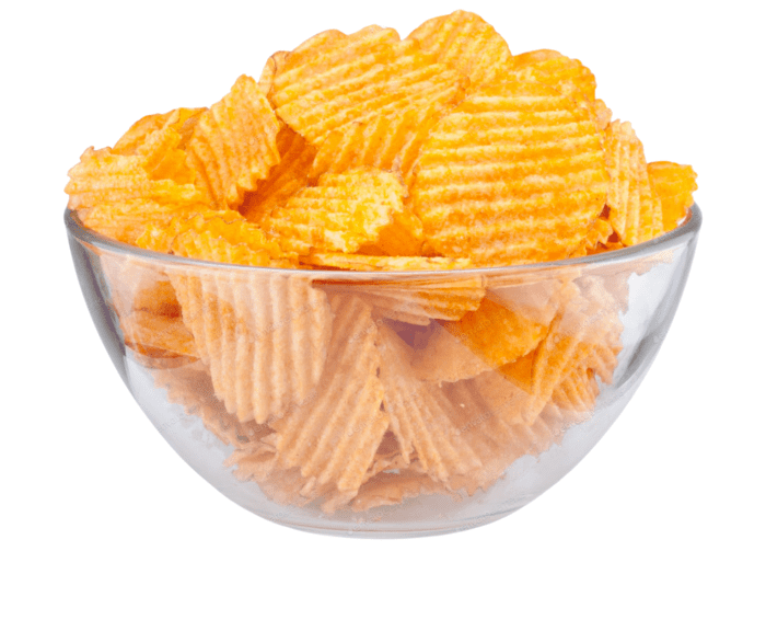 spicy crinkle chips